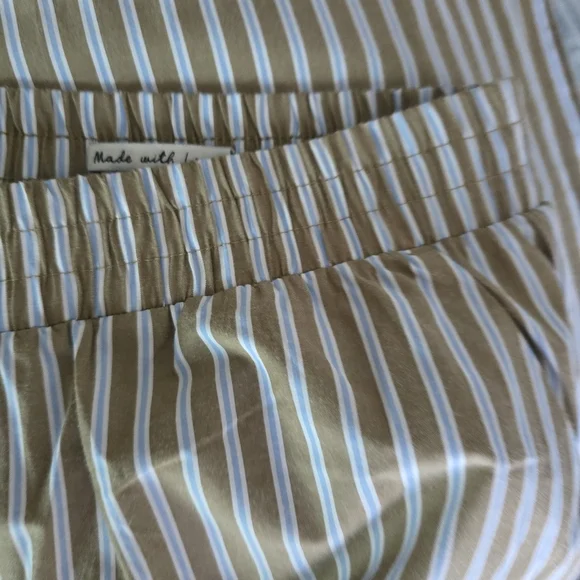 Scotch And Soda Striped Brown And Blue Women's Pants Size XL - Picture 14 of 14